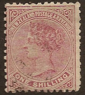 NZ 1882 1/- SSF QV P12x11.5 SG 193 U ZP151 - Used Stamps