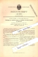 Original Patent - Ivan Cizek In Hullein / Hulin , Mähren , 1881 , Filtereinlage Für Filterpresse  !!! - Boehmen Und Maehren