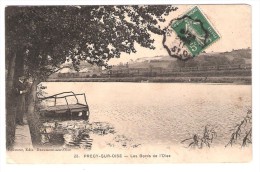 PRECY Sur OISE, Oise: Les Bords De L'Oise; Cachet Convoyeur 1911, > Gouvieux ,TB - Précy-sur-Oise