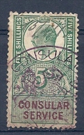 140019516  BRITISH  CONSULATE  YVERT  Nº - Dienstzegels