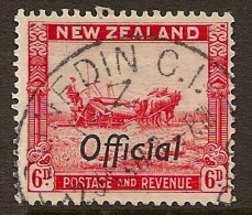NZ 1935 6d Harvesting Official SG O122 U ZO131 - Officials