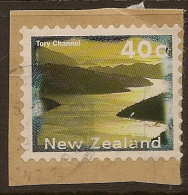 NZ 1996 40c Tory Channel Error U ZZ62 - Variétés Et Curiosités