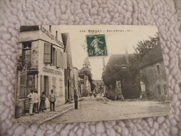 A267. CPA . 58.  TANNAY.  Rue D'Enfer.   Beau Plan Animé. Ecrite & Voyagée 1910 - Tannay