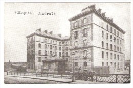 PARIS, 19 E : Hôpital Andral; Attelage ; 1917 , TB - Santé, Hôpitaux