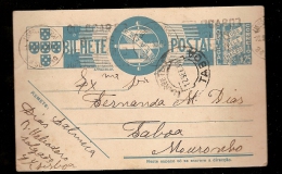 Portugal & Tabua, Mouronho, Lisboa 1939 - Lettres & Documents