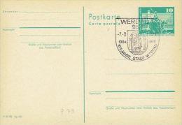 DDR / GDR - Ganzsache Postkarte Mit Sonderstempel / Postcard With Special Cancellation (D1152) - Postkarten - Gebraucht