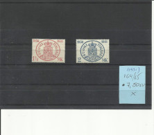 FINLANDIA  164/65   MH  * - Unused Stamps