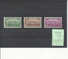 ISLANDIA  168/70  MH  * - Unused Stamps