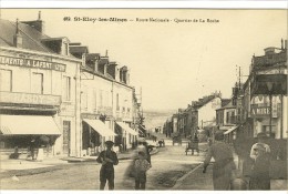 Carte Postale Ancienne Saint Eloy Les Mines - Route Nationale. Quartier De La Roche - Saint Eloy Les Mines