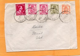 Belgium 1946 Cover Mailed To USA - Andere & Zonder Classificatie