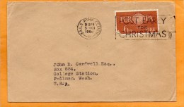 Ireland 1960 Cover Mailed To USA - Brieven En Documenten