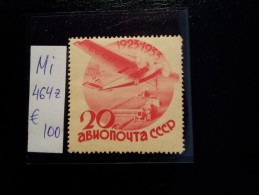 USSR/Russia 1934  Luftpost  MNH ** MI: 464 Z - Unused Stamps