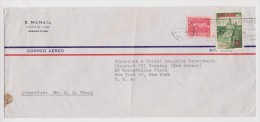 CUBA LETTRE COVER 1957 CORREO AEREO HABANA NEIL VERS NEW YORK USA - 2 Scans - - Storia Postale