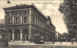 TORINO - Stazione Di Porta Nueva - Sans Ed.  TRAMWAY - Stazione Porta Nuova