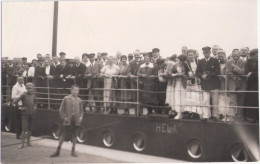 SASSNITZ Hafen An Bord Des Tenders HELA 9.9.1924 Fotokunst Königsstuhl Scharbius TOP-Erhaltung Ungelaufen - Sassnitz
