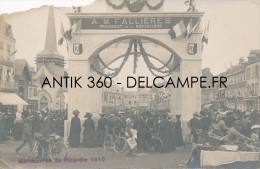CPA 60 GRANDVILLIERS Carte-photo Manœuvres De Picardie 1910  - Belle Animation - Grandvilliers