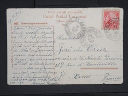 BRESIL- CP OBLITERATION SUCCURSALE BOTAF 3A  EN 1907 POUR LA FRANCE  A VOIR  POUR ETUDE LOT P2440 - Cartas & Documentos