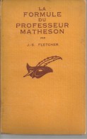 MASQUE N°158 -  1934 -  FLETCHER - LA FORMULE DU PROFESSEUR MATHESON - Le Masque