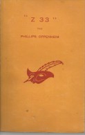 MASQUE N°387 Bis -  1951 -  OPPENHEIM - "Z 33" - Le Masque