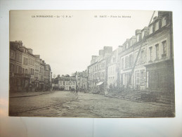 Delcampe - 2yan - CPA  N°15 - GACE - Place Du Marché - [61] - Orne - Gace