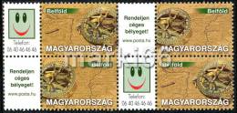 Hungary - 2008 - Personal Stamps - Map And Compass - Mint Personalized Stamp Block With Various Labels Positions - Nuevos