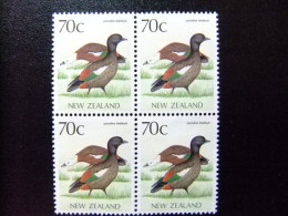 NEW ZEALAND Nouvelle Zelande 1988 Pajaro Oiseau CANARD Yvert N º 990 ** MNH - Unused Stamps