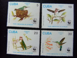 CUBA 1992 FAUNE OISEAU WWF FAUNA PAJAROS Yvert N º 3224 / 3227 ** MNH - Unused Stamps