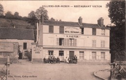 VILLIERS SUR MORIN    HOTEL  RESTAURANT VICTOR AU PONT DE VILLIERS - Altri Comuni