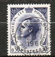 MONACO  Prince Rainier III 1960-65 N°545 - Used Stamps