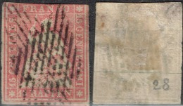 Suisse - 1854 - Y&T N° 28, Oblitéré - Gebraucht