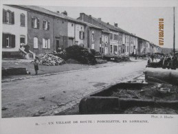 Un Village De   Route PORCELETTE En Lorraine - Lorraine