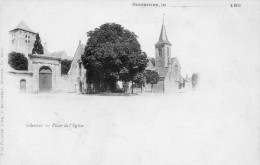 CPA- SOLESMES ( 59) - Aspect Du Quartier De L'Eglise En 1890 - Solesmes