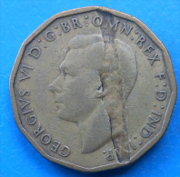 Grande Bretagne Great Britain 3 Pence 1943 Km 849 FAUTE MINT ERROR - F. 3 Pence
