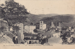 Delcampe - CP ROCHETAILLEE 42 LOIRE VUE GENERALE TROUPEAU CACHET FERS A CHEVAL EENBERG VENISSIEUX - Rochetaillee