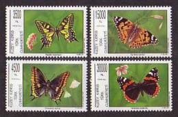 1995 NORTH CYPRUS BUTTERFLIES MNH ** - Vlinders