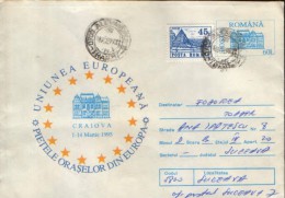 Romania - Stationery Cover 1995 - European Community - Markets Cities In Europe - EU-Organe