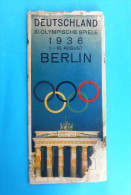 OLYMPIC GAMES BERLIN 1936. Germany - Original Vintage Programme Guide * Jeux Olympiques Olympia Olympiade Programm - Andere & Zonder Classificatie