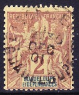 GUADELOUPE 1892 YT N° 28 Obl. - Used Stamps