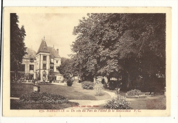 Cp, 77, Marlotte, Un Coin Du Parc De L'Hôtel De La Renaissance, Voyagée 1936 - Other & Unclassified