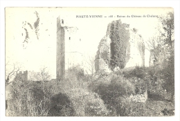 Cp, 87, Ruines Du Château De Chalucet, Voyagée 1902 - Otros & Sin Clasificación