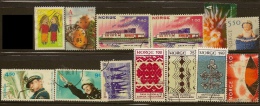 NORWAY 1973 - 2006 Various X 13 U #LE71 - Sammlungen