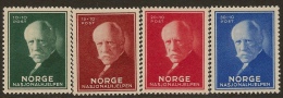 NORWAY 1935 Nansen Refugees SG 235/38 HM #LF242 - Unused Stamps