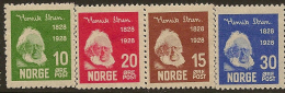 NORWAY 1928 Ibsen Centenary SG 200/3 HM #LF222 - Nuovi