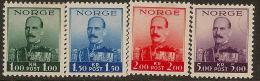 NORWAY 1937 King Haakon SG 255/58 HM #LF232 - Ungebraucht