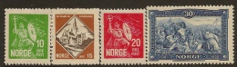 NORWAY 1930 St Olaf Centenary SG 219/22 HM #LF231 - Nuovi