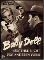 Illustrierte Film-Bühne  -  "Baby Doll" -  Mit Karl Malden , Carroll Baker -  Filmprogramm Nr. 3624 Von Ca. 1956 - Magazines