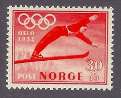 Norway 1951 Oslo - Olympic Winter Games, Sport, Ski Jumping, Sci, Logo Olimpiadi MNH - Neufs
