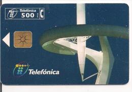 TARJETA TORRE COMUNICACIONES BARCELONA TIRADA 5000 - Opérateurs Télécom