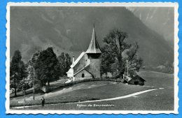 AVR133, Eglise De Rossinières, Rossinière, Près Rougemont, Château D'Oex, Animée, 6093, Circulée 1953 Poste De Campagne - Rossinière
