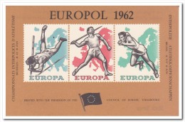 Belgie 1962, Postfris MNH, Europol, Sports - Altri & Non Classificati